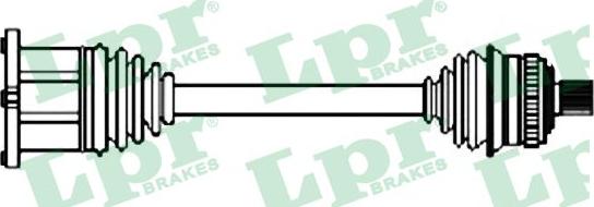 LPR DS52629 - Drive Shaft car-mod.net