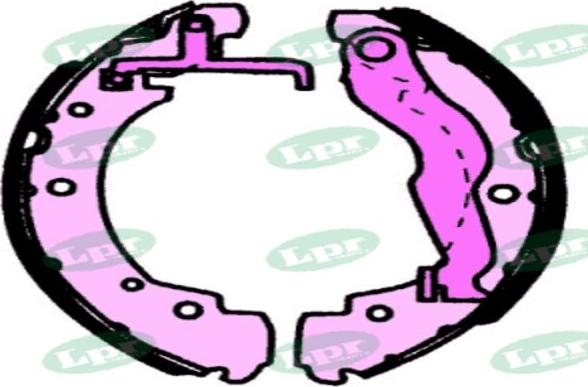 LPR-CN 06910 - Drum Brake Shoe Set car-mod.net