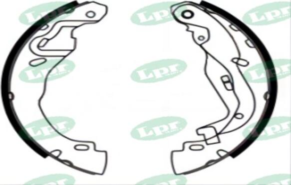 LPR-CN 01238 - Drum Brake Shoe Set car-mod.net