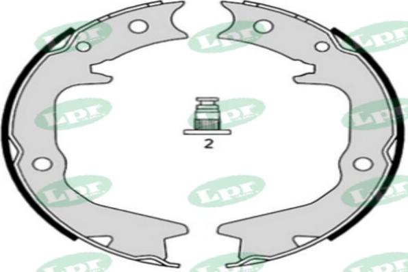 LPR-CN 08920 - Drum Brake Shoe Set car-mod.net