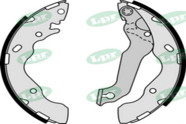 LPR-CN 08015 - Drum Brake Shoe Set car-mod.net
