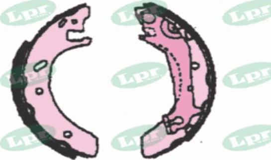 LPR-CN 07140 - Drum Brake Shoe Set car-mod.net
