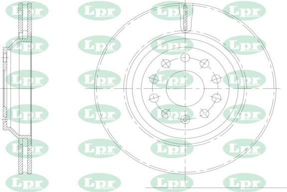 LPR-CN A1014V - Brake Disc car-mod.net