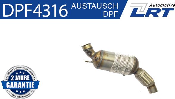 LRT DPF4316 - Soot / Particulate Filter, exhaust system car-mod.net