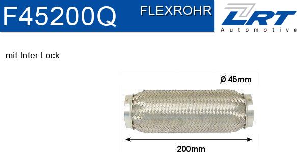 LRT F45200Q - Flex Hose, exhaust system car-mod.net