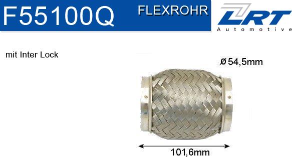 LRT F55100Q - Flex Hose, exhaust system car-mod.net