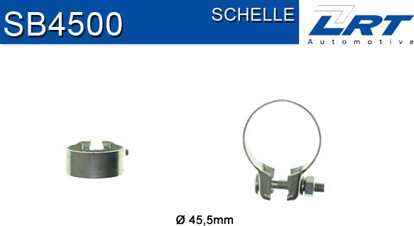 LRT SB4500 - Pipe Connector, exhaust system car-mod.net