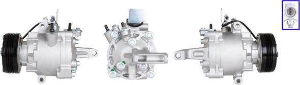 LUCAS ACP01125 - Compressor, air conditioning car-mod.net