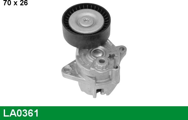 LUCAS LA0361 - Belt Tensioner, v-ribbed belt car-mod.net