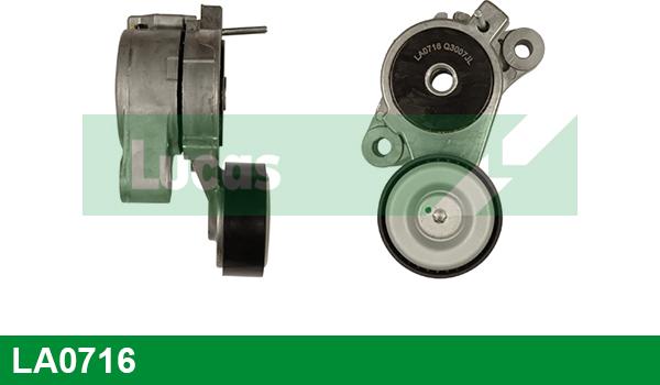 LUCAS LA0716 - Pulley, v-ribbed belt car-mod.net