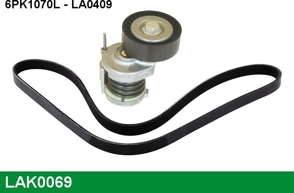 LUCAS LAK0069 - V-Ribbed Belt Set car-mod.net