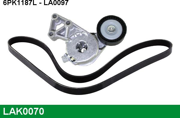 LUCAS LAK0070 - V-Ribbed Belt Set car-mod.net
