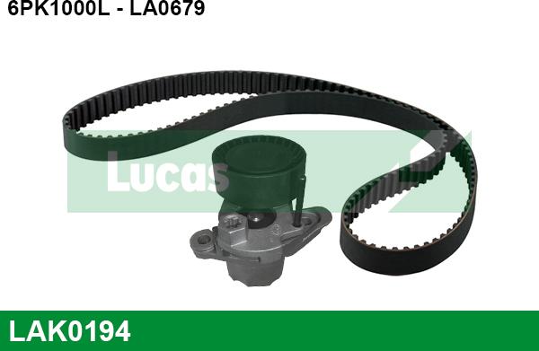 LUCAS LAK0194 - V-Ribbed Belt Set car-mod.net