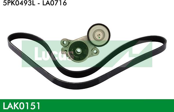 LUCAS LAK0151 - V-Ribbed Belt Set car-mod.net