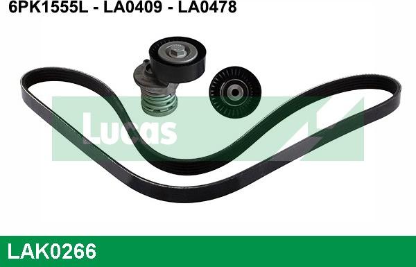 LUCAS LAK0266 - V-Ribbed Belt Set car-mod.net