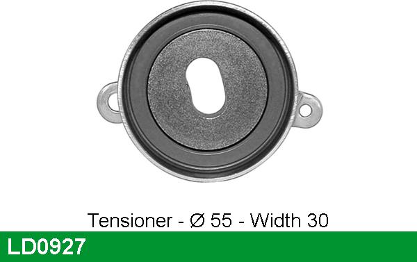 LUCAS LD0927 - Tensioner Pulley, timing belt car-mod.net
