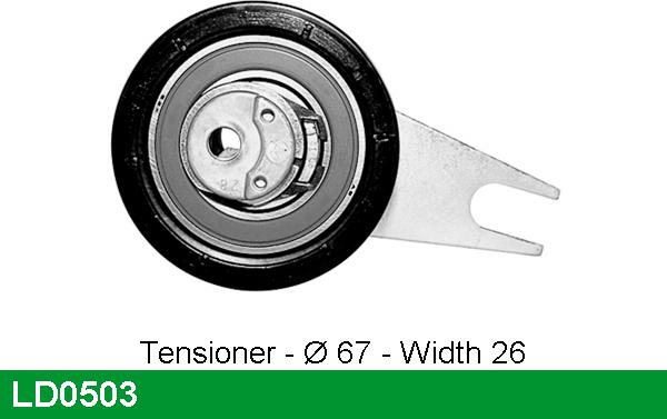 LUCAS LD0503 - Tensioner Pulley, timing belt car-mod.net
