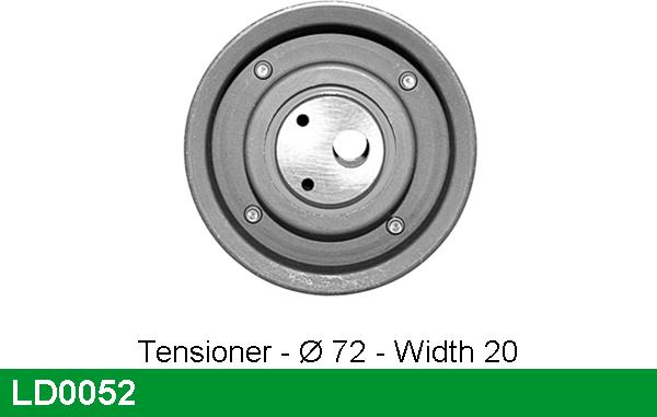 LUCAS LD0052 - Tensioner Pulley, timing belt car-mod.net