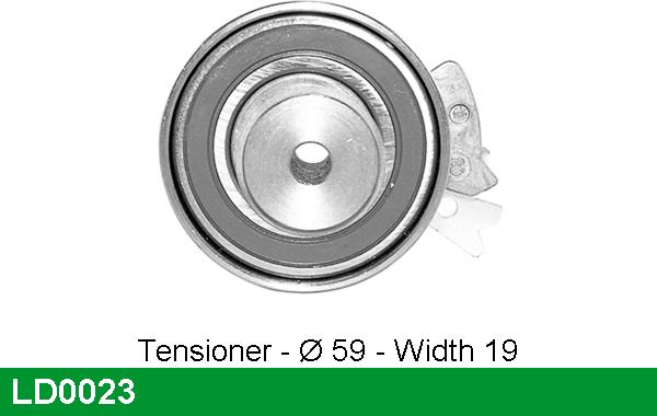 LUCAS LD0023 - Tensioner Pulley, timing belt car-mod.net