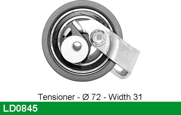 LUCAS LD0845 - Tensioner Pulley, timing belt car-mod.net