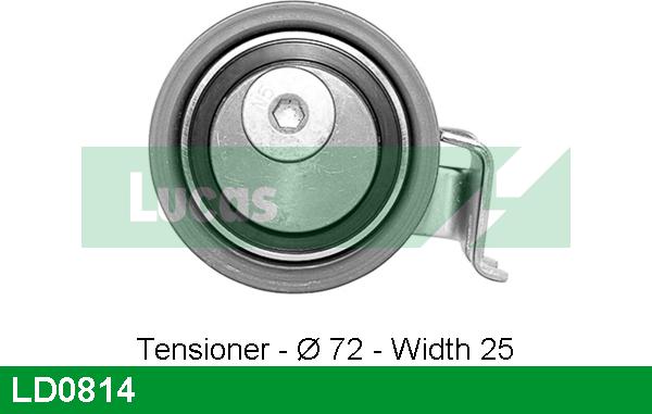 LUCAS LD0814 - Tensioner Pulley, timing belt car-mod.net
