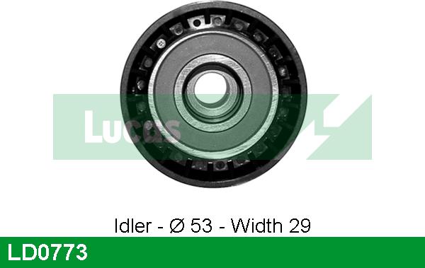 LUCAS LD0773 - Tensioner Pulley, timing belt car-mod.net