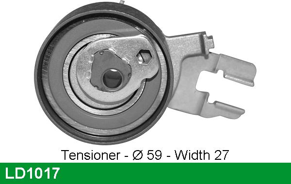 LUCAS LD1017 - Tensioner Pulley, timing belt car-mod.net