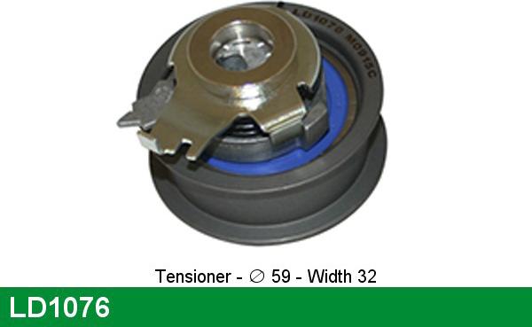 LUCAS LD1076 - Tensioner Pulley, timing belt car-mod.net