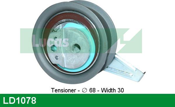LUCAS LD1078 - Tensioner Pulley, timing belt car-mod.net