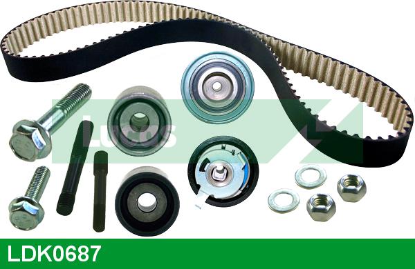 LUCAS LDK0687 - Timing Belt Set car-mod.net