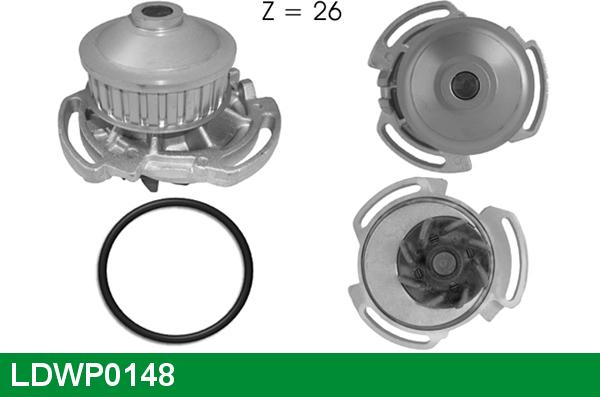 LUCAS LDWP0148 - Water Pump car-mod.net