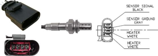 LUCAS LEB4055 - Oxygen, Lambda Sensor car-mod.net
