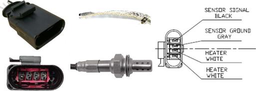 LUCAS LEB5463 - Oxygen, Lambda Sensor car-mod.net