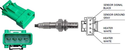 LUCAS LEB5483 - Oxygen, Lambda Sensor car-mod.net