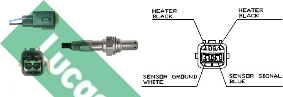 LUCAS LEB5474 - Oxygen, Lambda Sensor car-mod.net