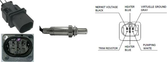 LUCAS LEB5599 - Oxygen, Lambda Sensor car-mod.net