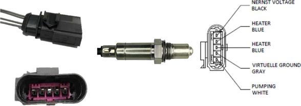 LUCAS LEB5547 - Oxygen, Lambda Sensor car-mod.net