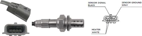 LUCAS LEB5608 - Oxygen, Lambda Sensor car-mod.net