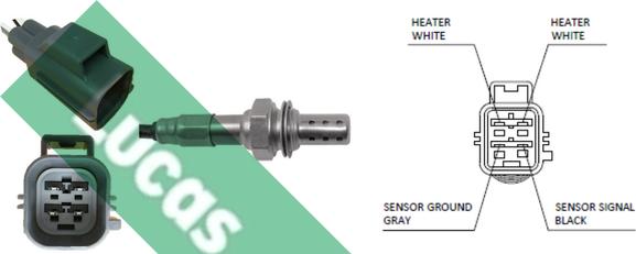 LUCAS LEB5131 - Oxygen, Lambda Sensor car-mod.net