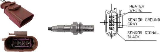 LUCAS LEB5395 - Oxygen, Lambda Sensor car-mod.net