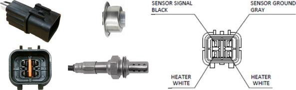 LUCAS LEB5390 - Oxygen, Lambda Sensor car-mod.net