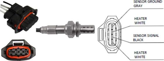 LUCAS LEB536 - Oxygen, Lambda Sensor car-mod.net