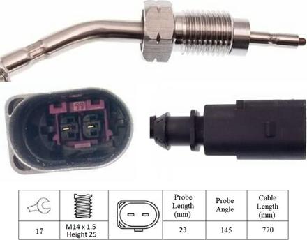 LUCAS LGS6120 - Sensor of exhaust gas Temperature car-mod.net