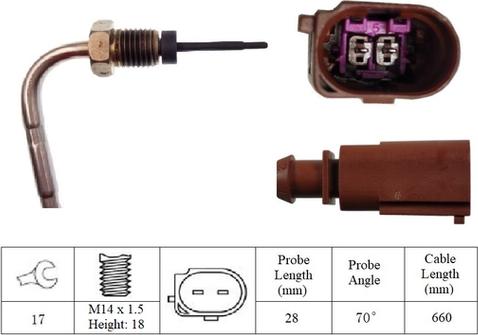 LUCAS LGS7077 - Sensor of exhaust gas Temperature car-mod.net