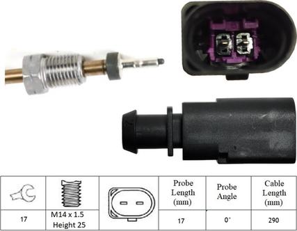 LUCAS LGS7274 - Sensor of exhaust gas Temperature car-mod.net