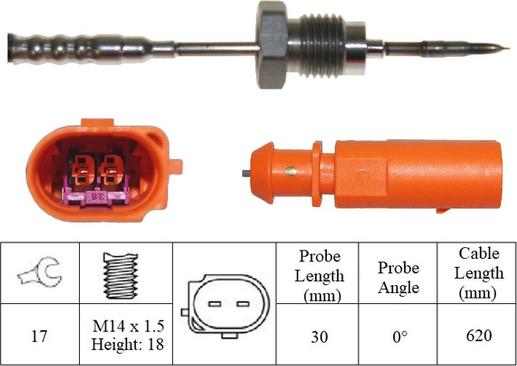 LUCAS LGS7277 - Sensor of exhaust gas Temperature car-mod.net