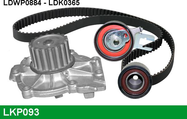 LUCAS LKP093 - Water Pump & Timing Belt Set car-mod.net