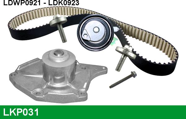 LUCAS LKP031 - Water Pump & Timing Belt Set car-mod.net