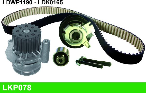 LUCAS LKP078 - Water Pump & Timing Belt Set car-mod.net
