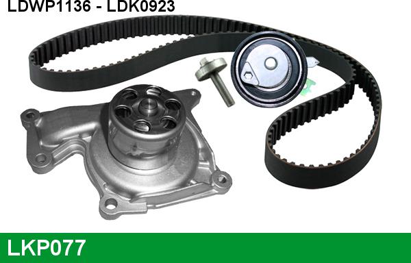 LUCAS LKP077 - Water Pump & Timing Belt Set car-mod.net
